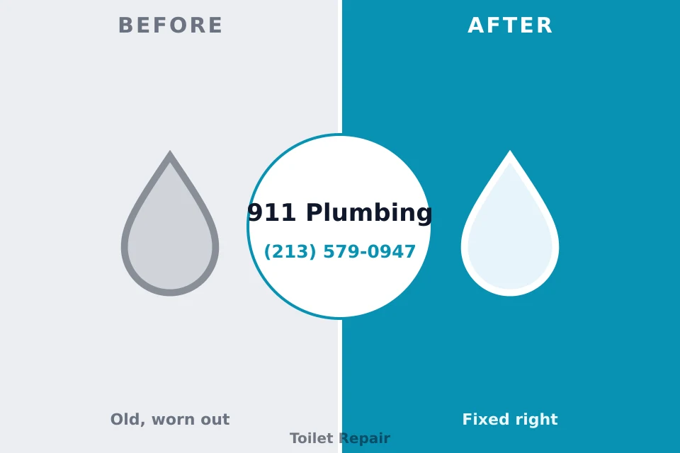 Before and after: plumbing repair Woodfin, NC